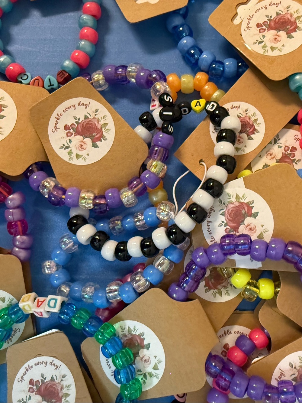 Colorful Beaded Stretch Bracelet & Looms bracelets